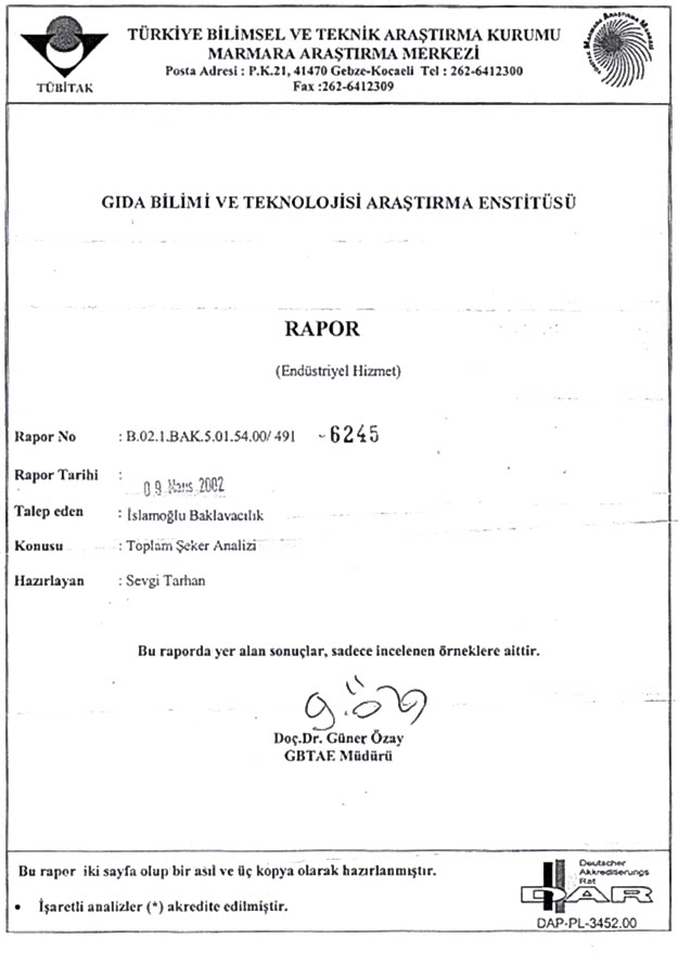 Şeker Analiz Raporu